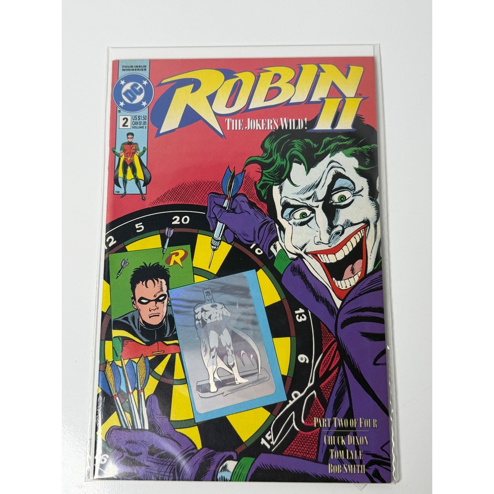 DC Comics Robin II The Joker's Wild 2 Hologram Cover 1991 Chuck Dixon Tom Lyle